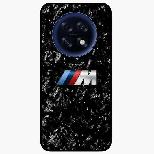 Carbon Speed Mark Glass Case showing flat back view with sporty carbon pattern artwork and glossy glass finish.