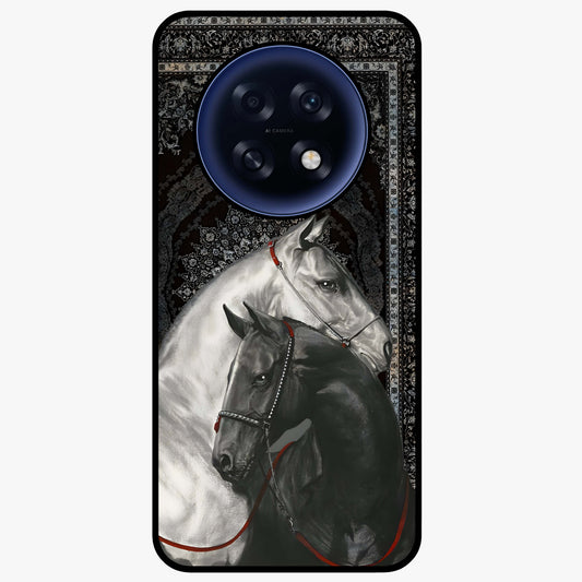 Majestic Ride Legacy Glass Case showing flat back view with powerful automotive inspired artwork and glossy glass finish.