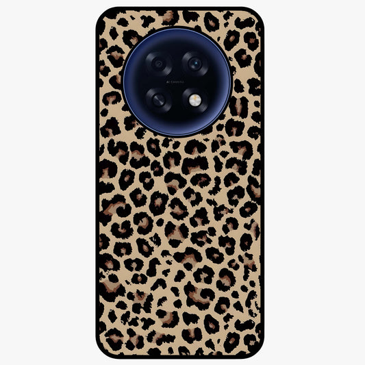 Savage Chic Pattern Glass Case showing flat back view with stylish patterned artwork and glossy glass finish.