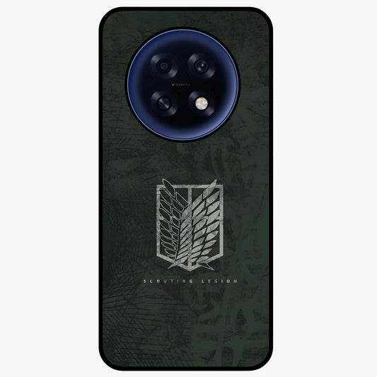 Wings Of Freedom Glass Case showing flat back view with symbolic wings artwork and glossy glass finish.
