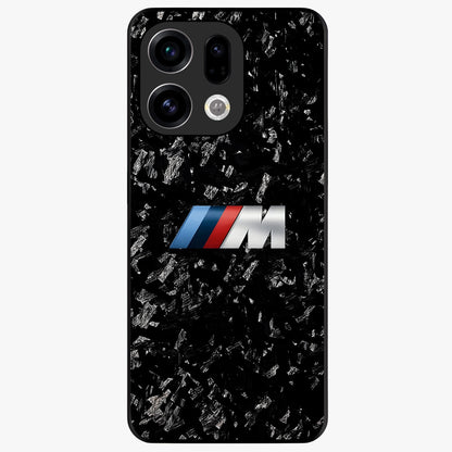 Carbon Speed Mark Glass Case showing flat back view with sporty carbon pattern artwork and glossy glass finish.