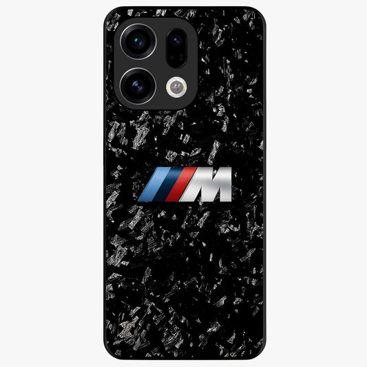 Carbon Speed Mark Glass Case showing flat back view with sporty carbon pattern artwork and glossy glass finish.