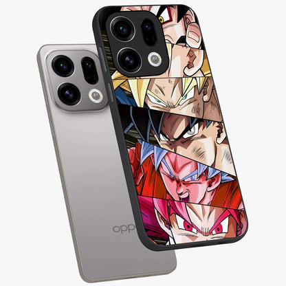 Anime Character Glass Case displayed in angled mockup highlighting colorful anime character illustration.