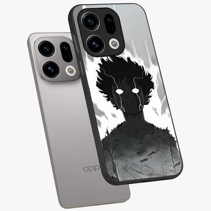 Awakened Inner Rage Glass Case displayed in angled mockup highlighting powerful graphic design and bold artistic theme.