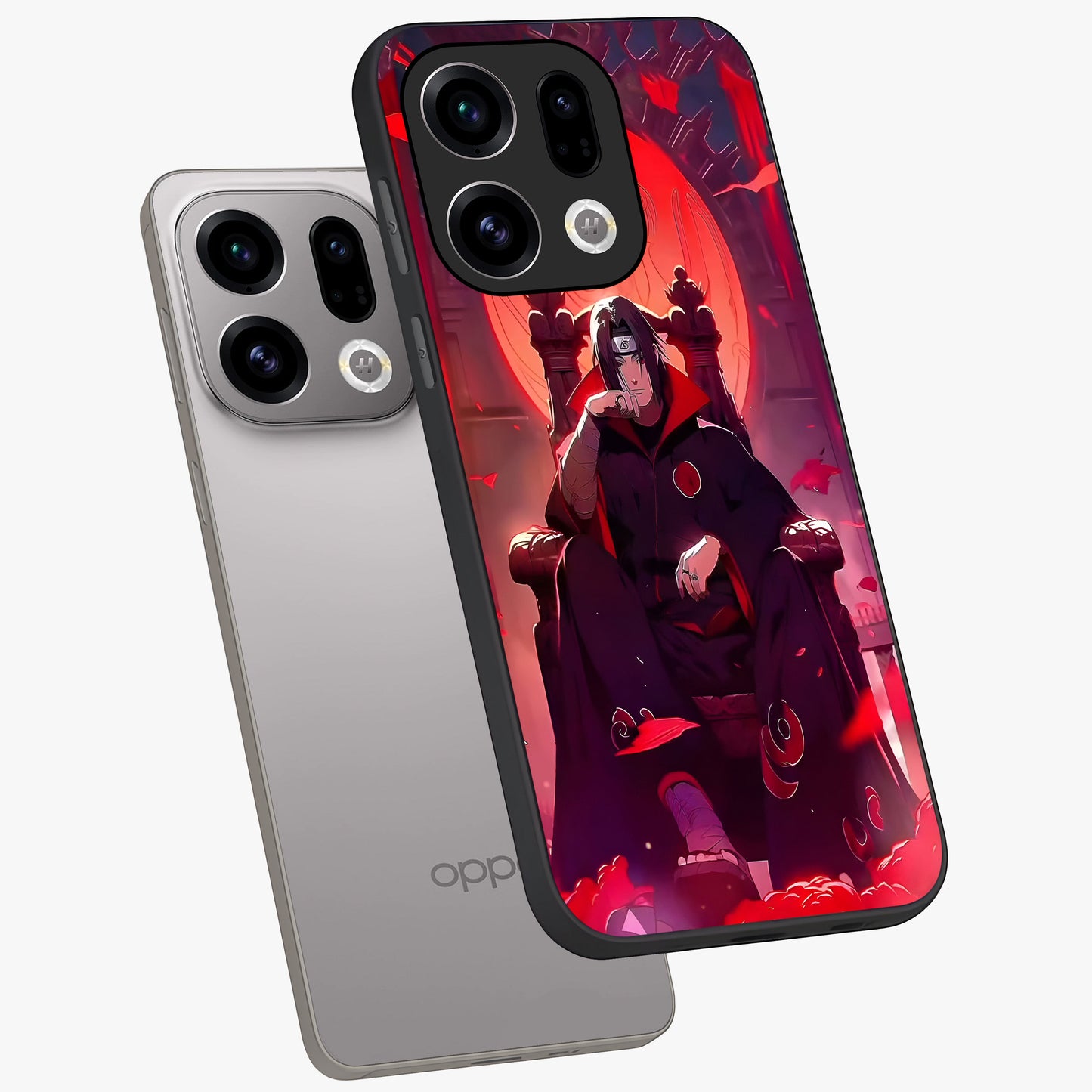 Blood Moon Sovereign Glass Case displayed in angled mockup highlighting dark celestial moon design and dramatic theme.