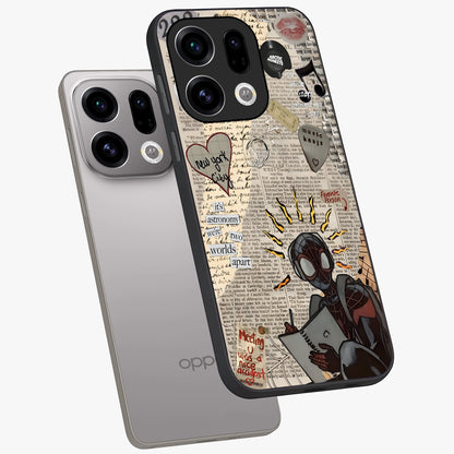 City Dream Sketch Glass Case displayed in angled mockup highlighting minimal city illustration with aesthetic sketch style.