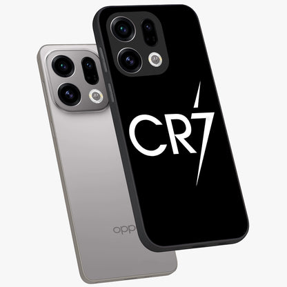 Cr7 Elite Strike Glass Case displayed in angled mockup highlighting powerful sports graphic with bold athletic theme.