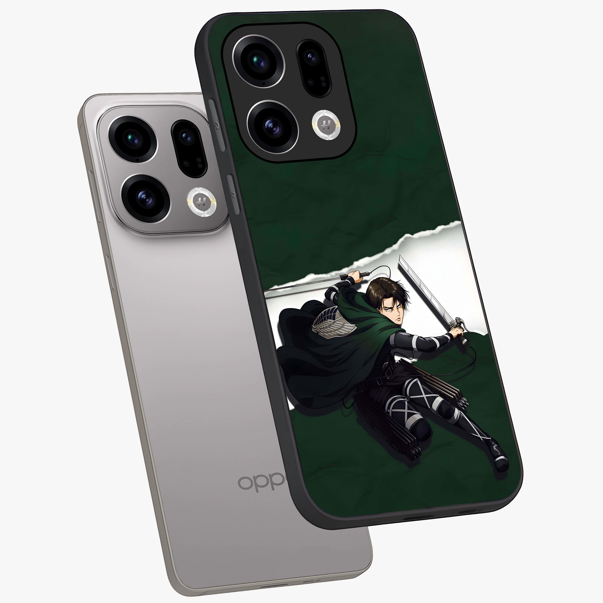 Emerald War Vanguard Glass Case displayed in angled mockup highlighting intense battle inspired design with emerald tone aesthetic.