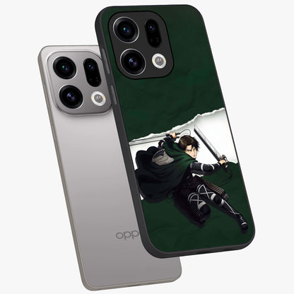 Emerald War Vanguard Glass Case displayed in angled mockup highlighting intense battle inspired design with emerald tone aesthetic.