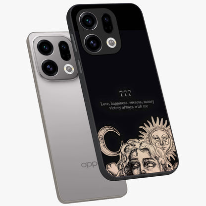 Mystic Victory Aura Glass Case displayed in angled mockup highlighting energetic aura design with bold mystical aesthetic.