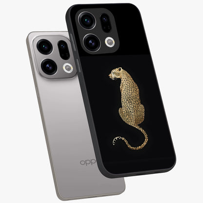 Regal Leopard Glass Case displayed in angled mockup highlighting powerful animal illustration with stylish wild aesthetic.