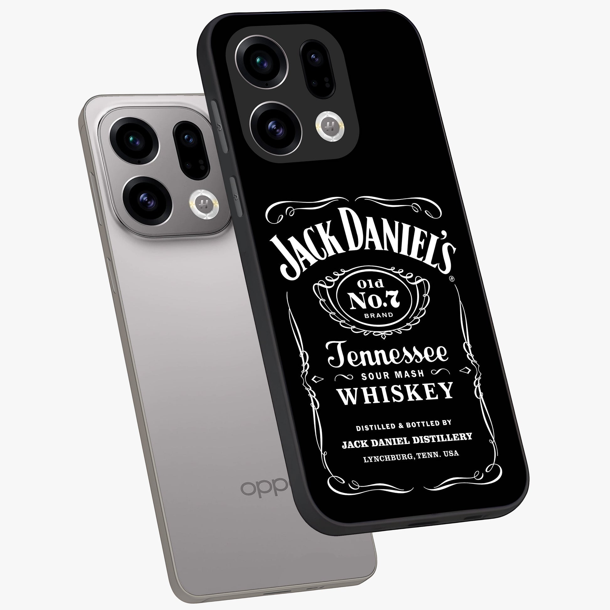 Vintage Whiskey Heritage Glass Case displayed in angled mockup highlighting retro beverage themed design with heritage aesthetic.