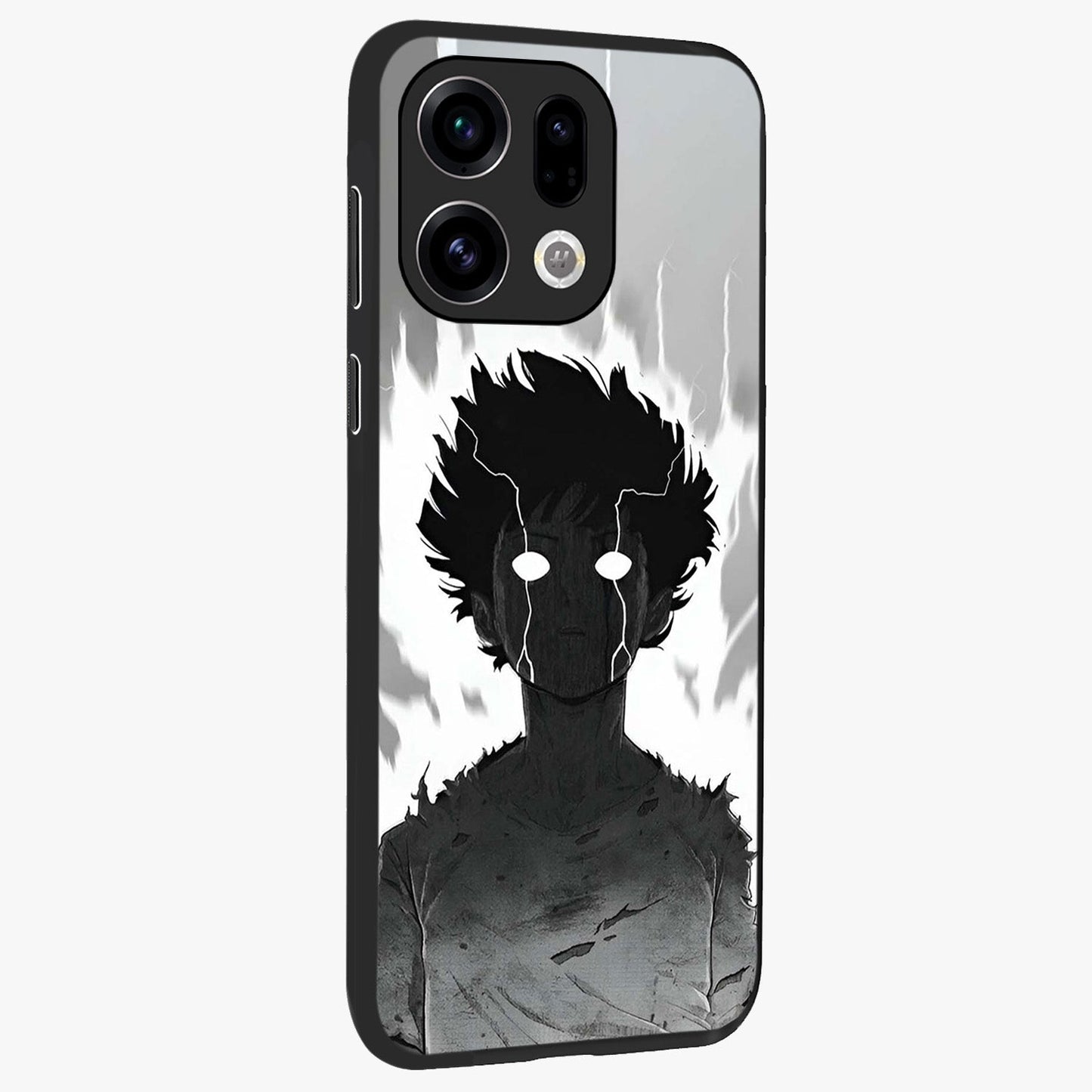 Awakened Inner Rage Glass Case upright view showcasing dramatic artwork with strong expressive aesthetic.