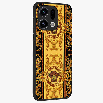 Golden Lotus Glow Glass Case upright view showcasing luminous lotus artwork with peaceful divine theme.