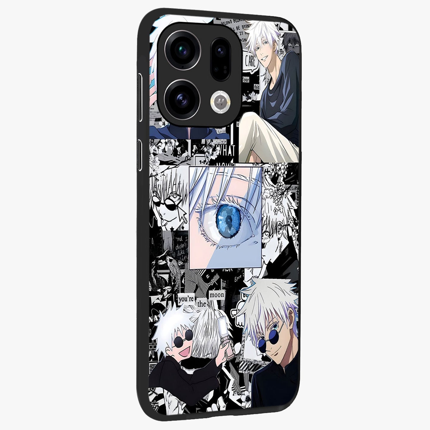 Infinity Sorcerer Chaos Glass Case upright view showcasing dramatic sorcerer artwork with chaotic mystical theme.