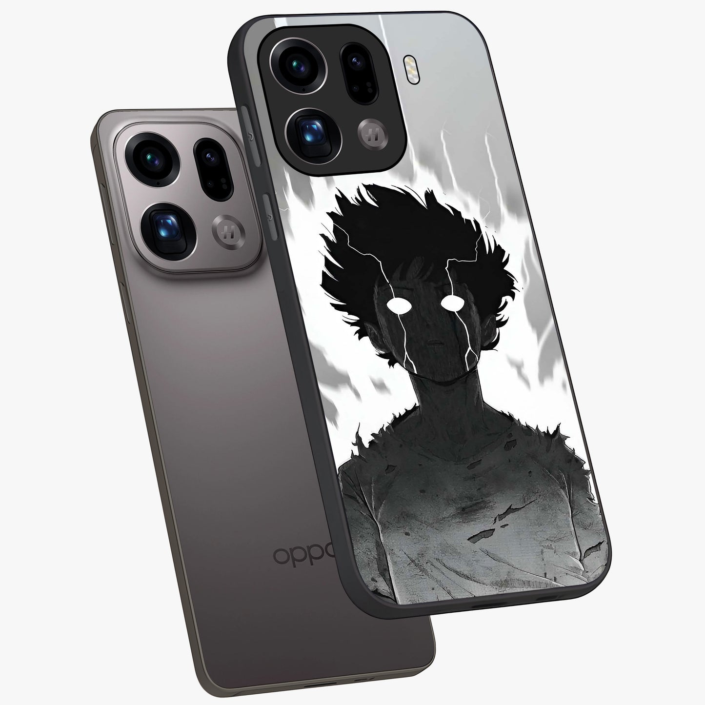 Awakened Inner Rage Glass Case displayed in angled mockup highlighting powerful graphic design and bold artistic theme.