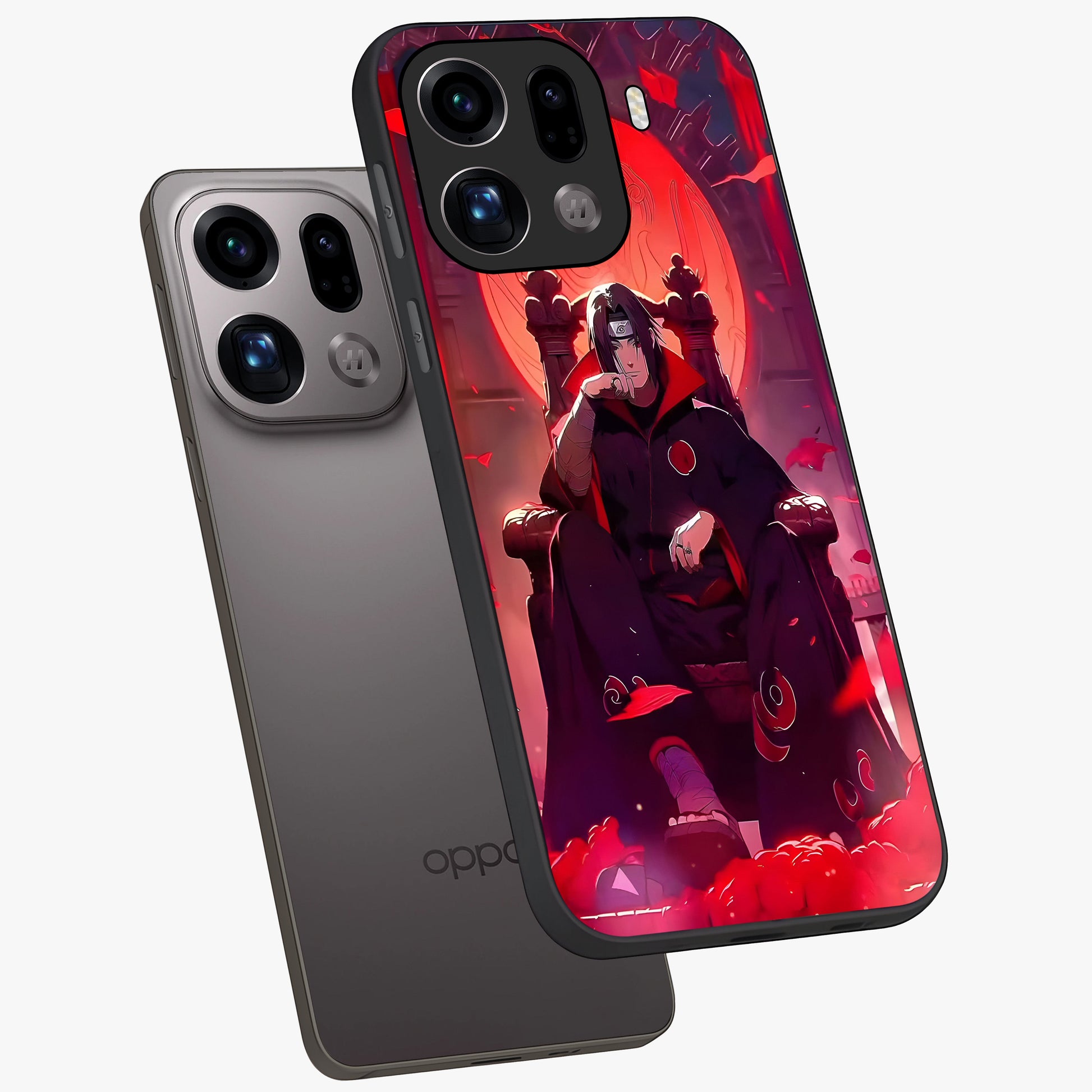 Blood Moon Sovereign Glass Case displayed in angled mockup highlighting dark celestial moon design and dramatic theme.