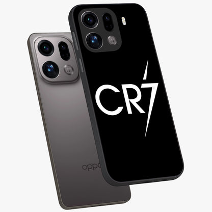 Cr7 Elite Strike Glass Case displayed in angled mockup highlighting powerful sports graphic with bold athletic theme.