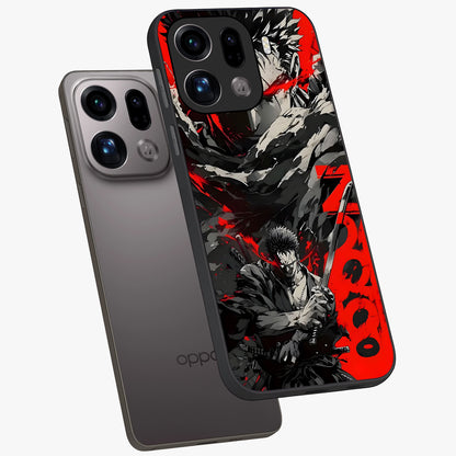 Demon Sword Resolve Glass Case displayed in angled mockup highlighting powerful demon sword illustration with dark fantasy aesthetic.