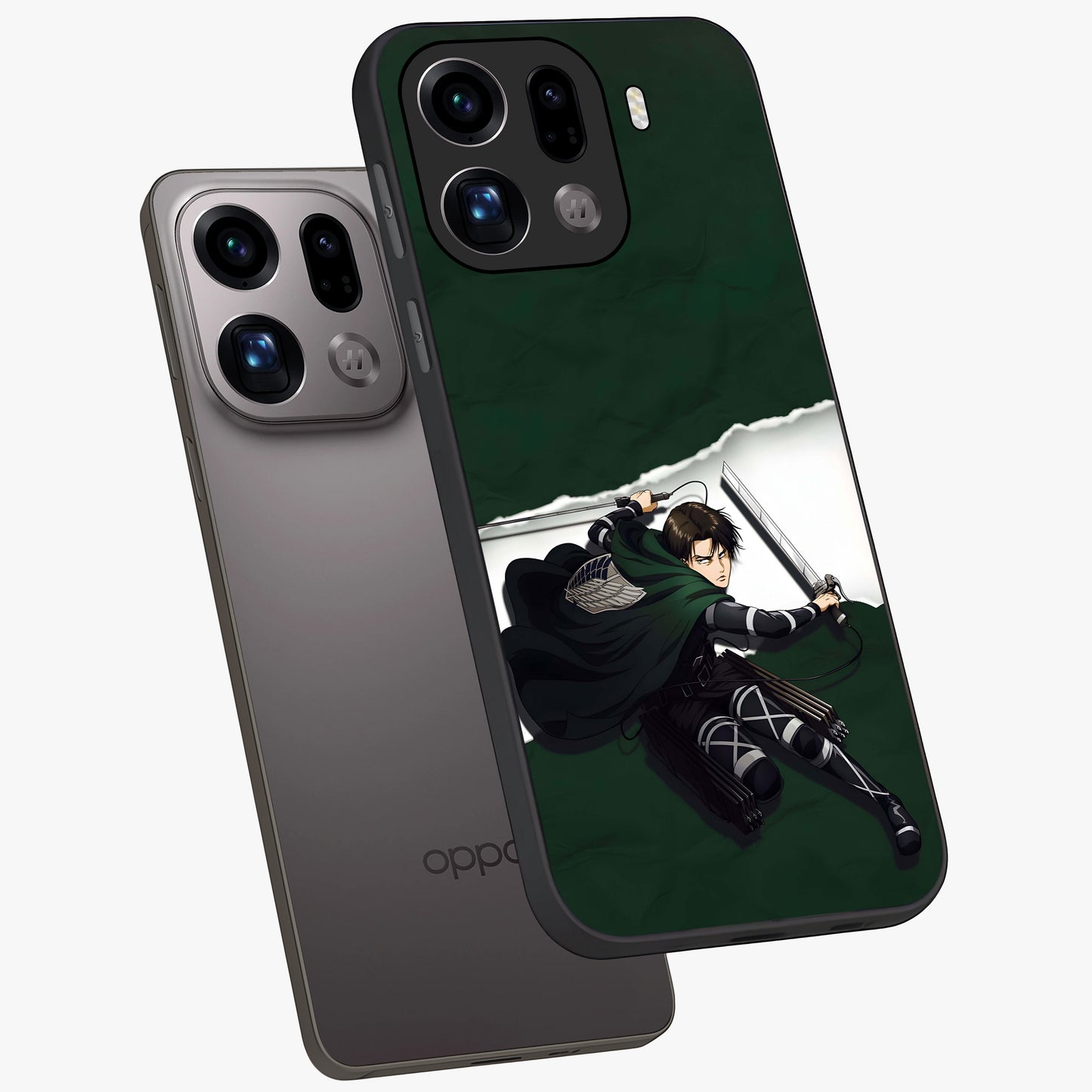 Emerald War Vanguard Glass Case displayed in angled mockup highlighting intense battle inspired design with emerald tone aesthetic.