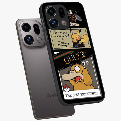 Gucci Play Mashup Glass Case displayed in angled mockup highlighting stylish fashion mashup design with bold aesthetic.