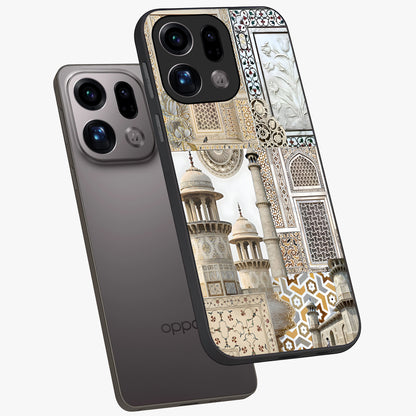 Mughal Marble Legacy Glass Case displayed in angled mockup highlighting elegant heritage marble artwork with royal aesthetic.