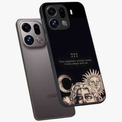 Mystic Victory Aura Glass Case displayed in angled mockup highlighting energetic aura design with bold mystical aesthetic.