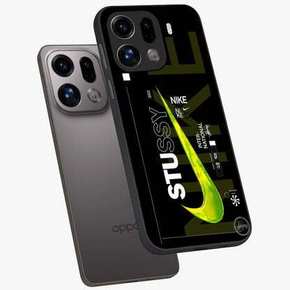 Neon Street Edition Glass Case displayed in angled mockup highlighting vibrant urban design with bold street aesthetic.