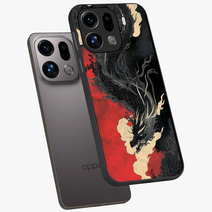 Shadow Dragon Fury Glass Case displayed in angled mockup highlighting powerful dragon illustration with dark fantasy aesthetic.