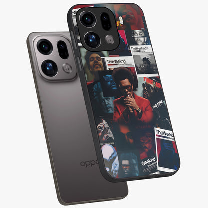 The Weeknd Glass Case displayed in angled mockup highlighting stylish pop culture inspired design with modern aesthetic.