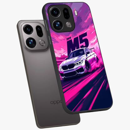 Velocity Drift Pulse Glass Case displayed in angled mockup highlighting dynamic drift design with sporty automotive aesthetic.