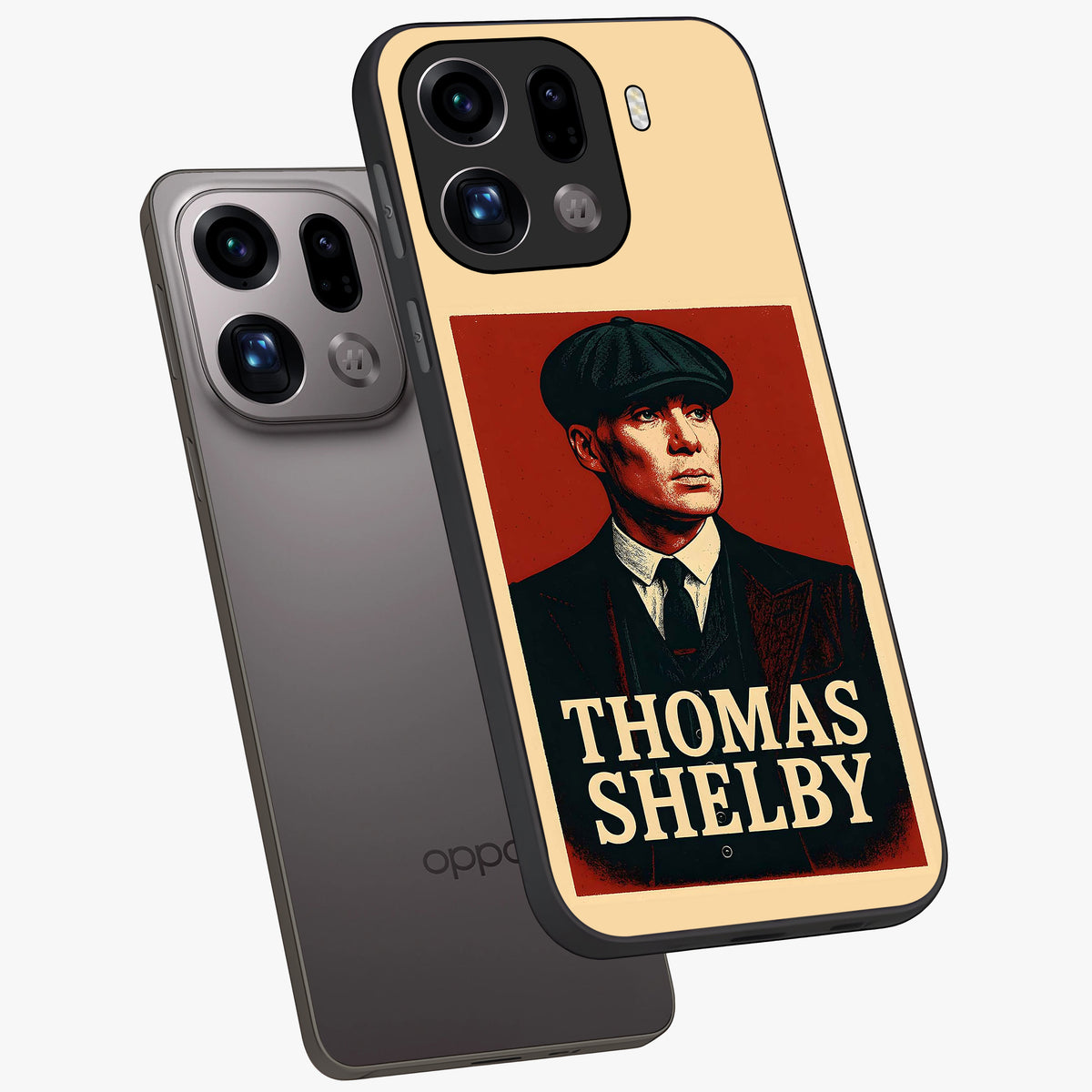 Vintage Mafia Authority Glass Case displayed in angled mockup highlighting powerful retro design with classic gangster aesthetic.