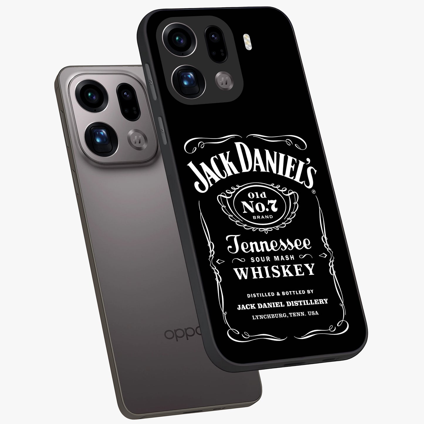 Vintage Whiskey Heritage Glass Case displayed in angled mockup highlighting retro beverage themed design with heritage aesthetic.