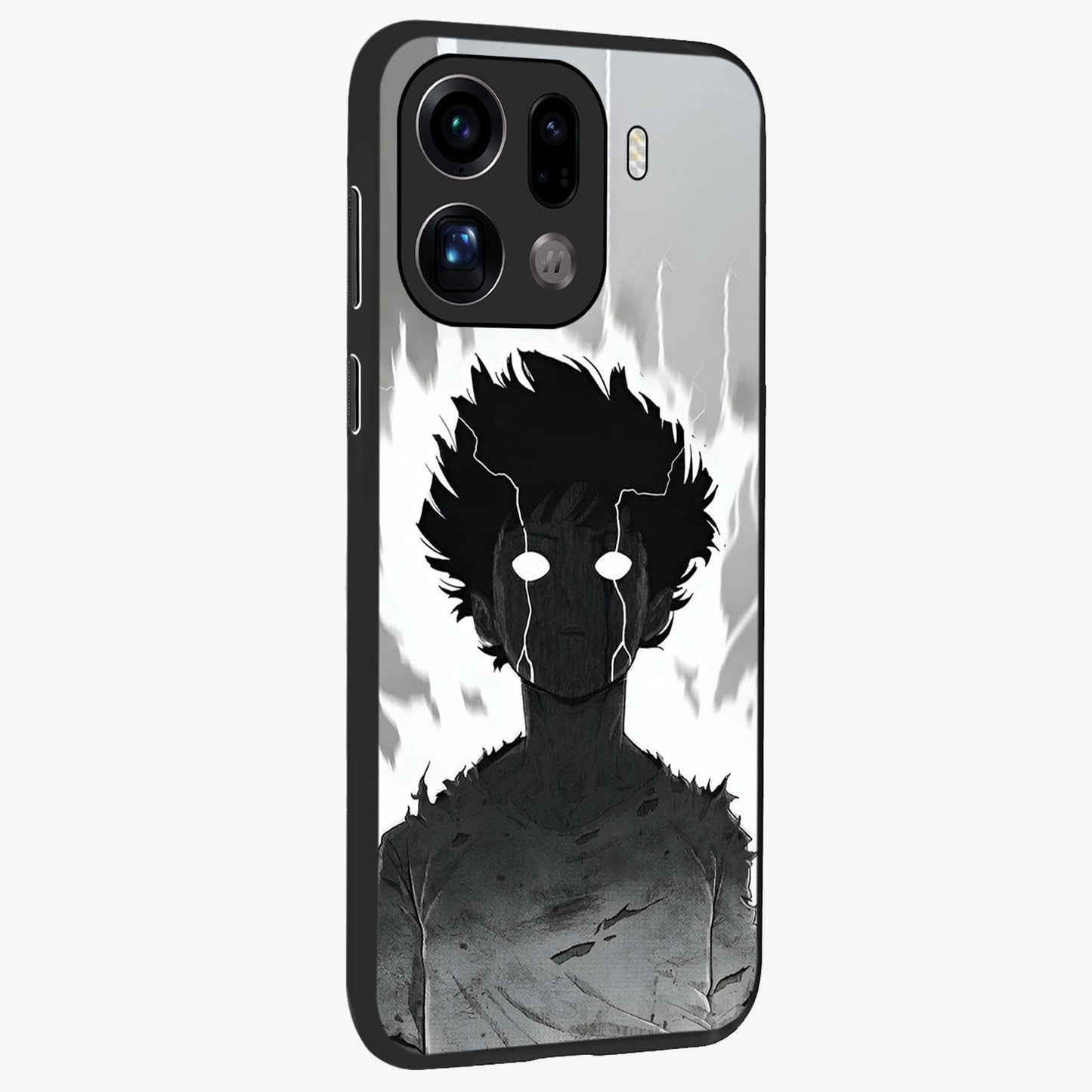Awakened Inner Rage Glass Case upright view showcasing dramatic artwork with strong expressive aesthetic.
