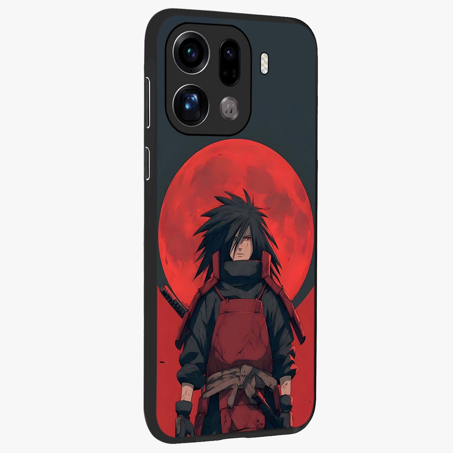 Crimson Moon Warlord Glass Case upright view showcasing powerful warlord artwork with dark celestial theme.