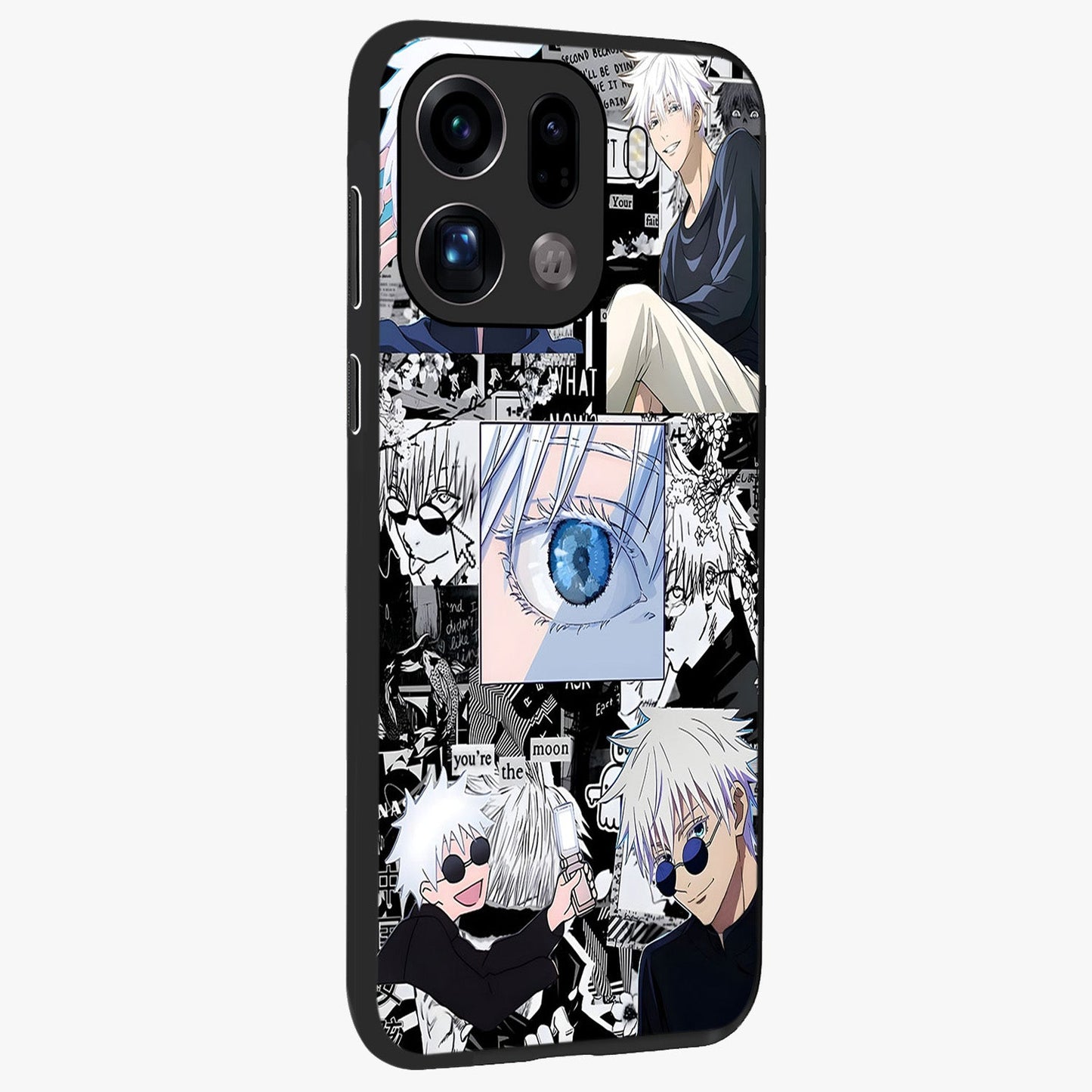 Infinity Sorcerer Chaos Glass Case upright view showcasing dramatic sorcerer artwork with chaotic mystical theme.