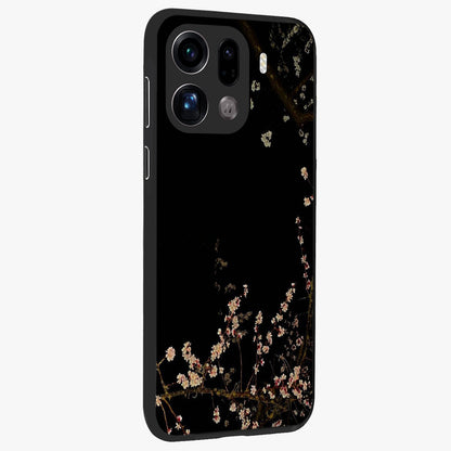 Petal Moon Light With Custom Name Glass Case upright view showcasing elegant floral moon artwork with personalized aesthetic.