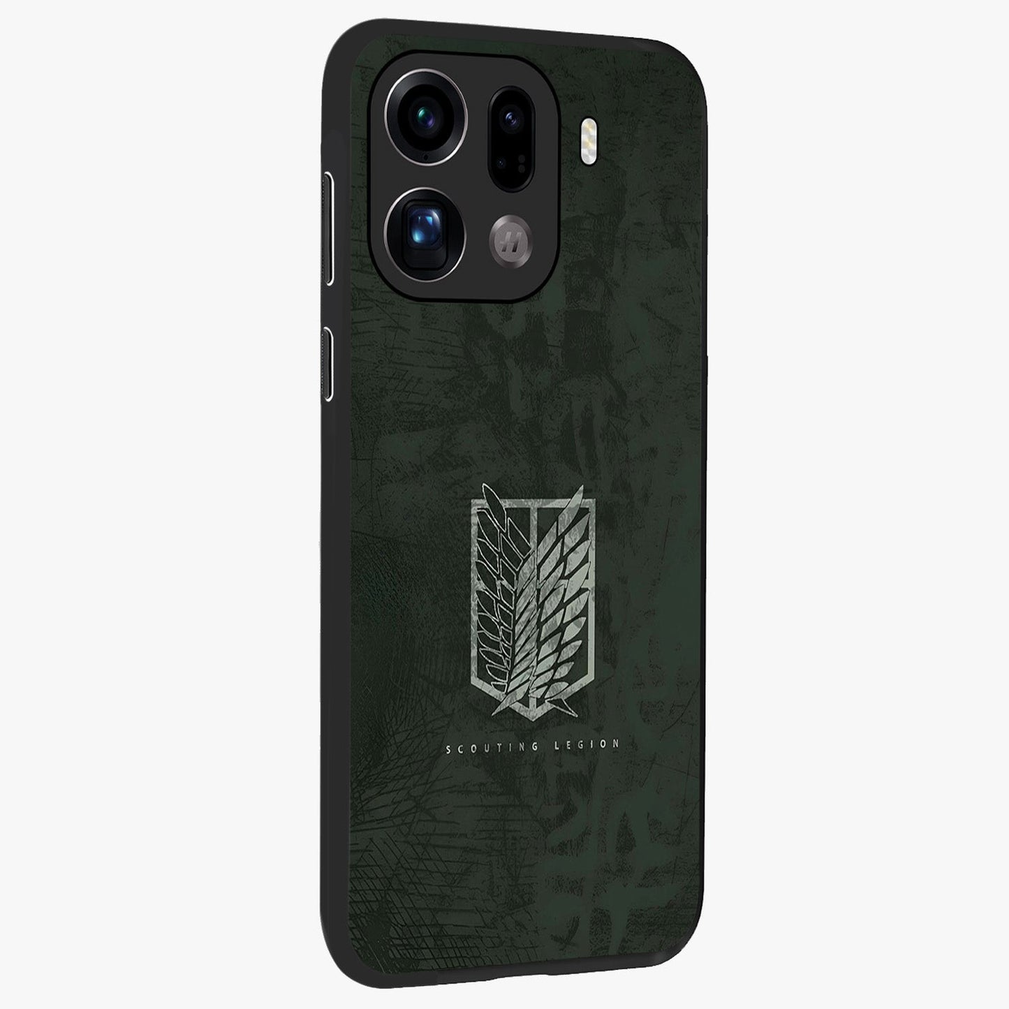 Wings Of Freedom Glass Case upright view showcasing powerful wings artwork with freedom themed design.
