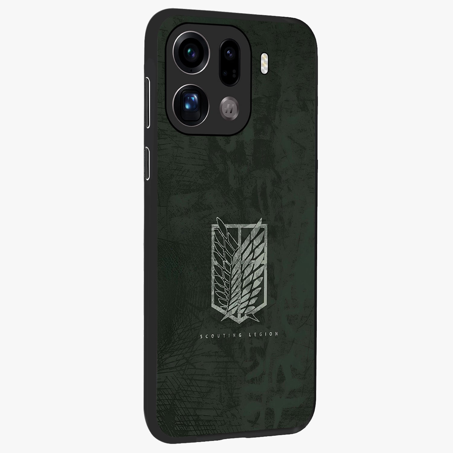 Wings Of Freedom Glass Case upright view showcasing powerful wings artwork with freedom themed design.