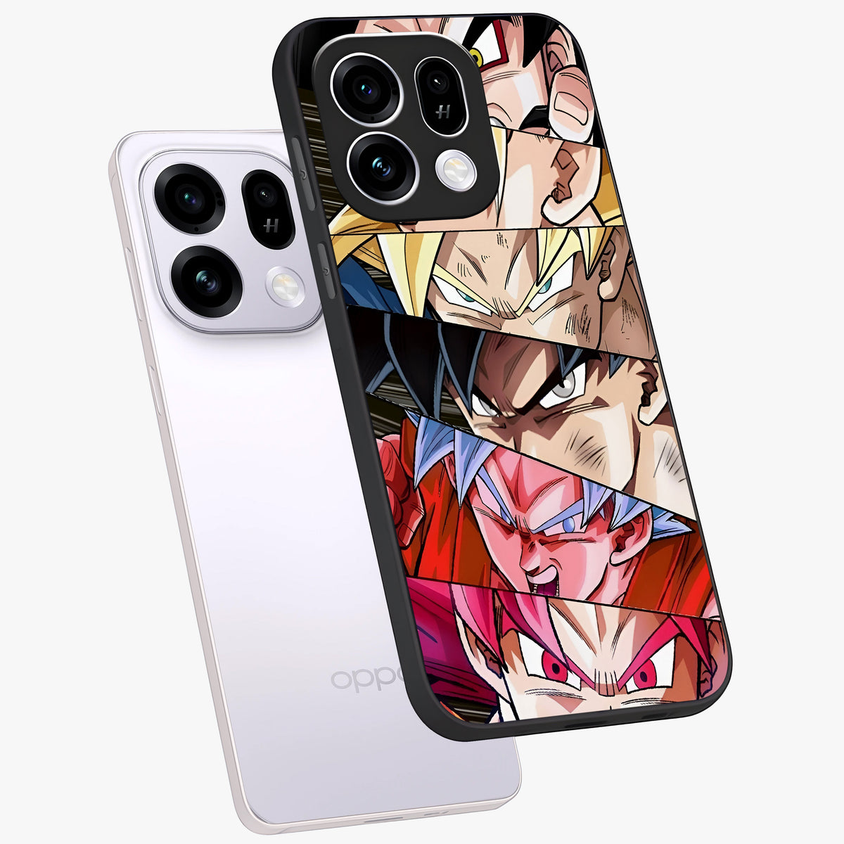 Anime Character Glass Case displayed in angled mockup highlighting colorful anime character illustration.