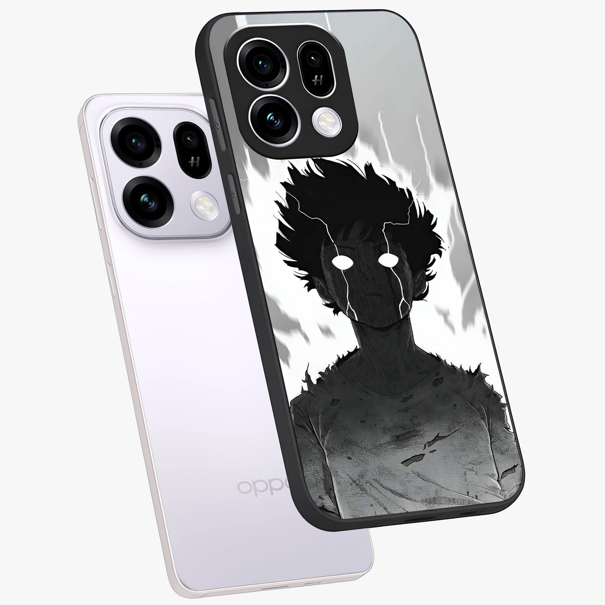 Awakened Inner Rage Glass Case displayed in angled mockup highlighting powerful graphic design and bold artistic theme.