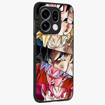 Anime Character Glass Case upright view showcasing expressive anime artwork with bold graphic style.