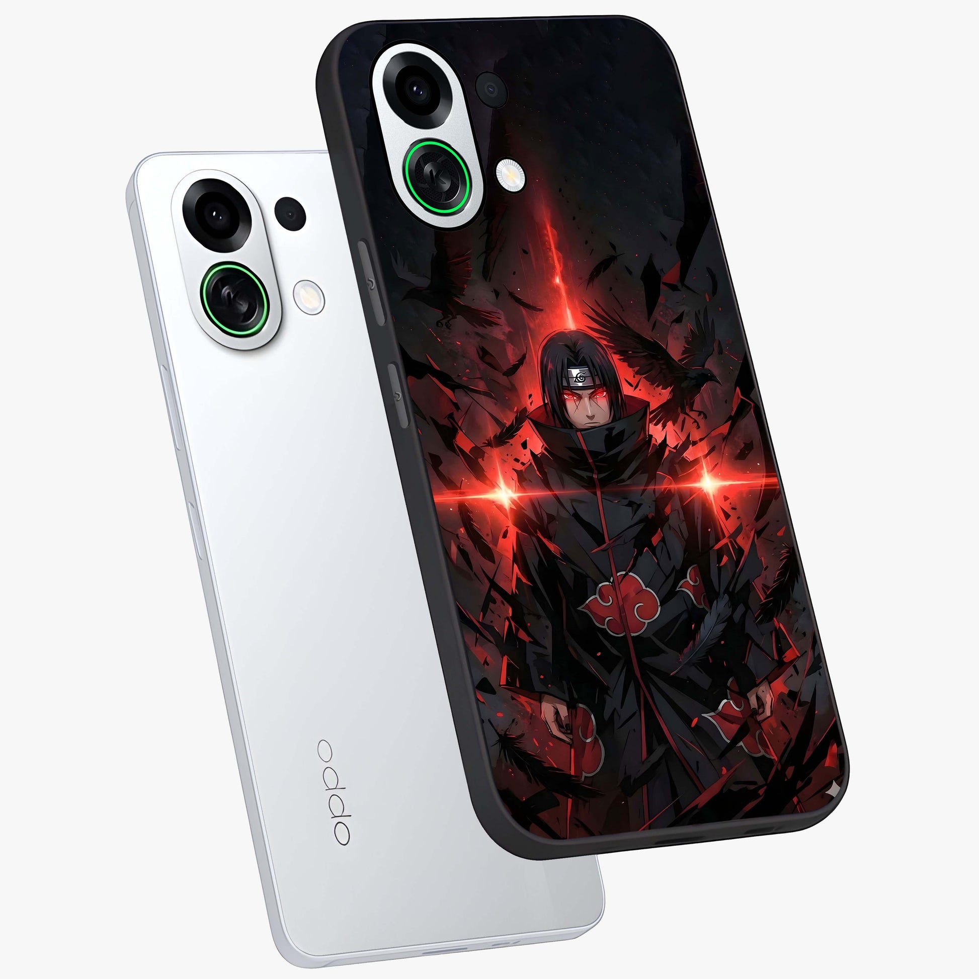 Focused Blade Discipline Glass Case displayed in angled mockup highlighting clean minimal text artwork with modern aesthetic style.