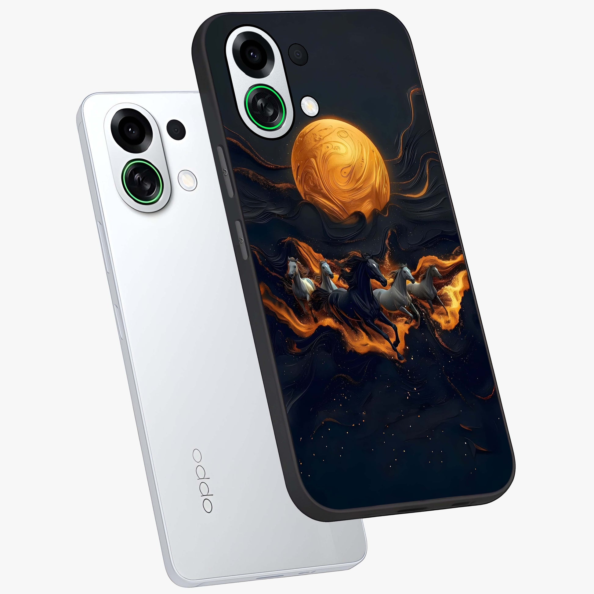 Golden Royal Heritage Glass Case displayed in angled mockup highlighting luxurious heritage design with golden aesthetic style.