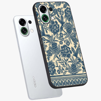 Heirloom Wild Bloom Glass Case displayed in angled mockup highlighting botanical bloom design with classic aesthetic style.