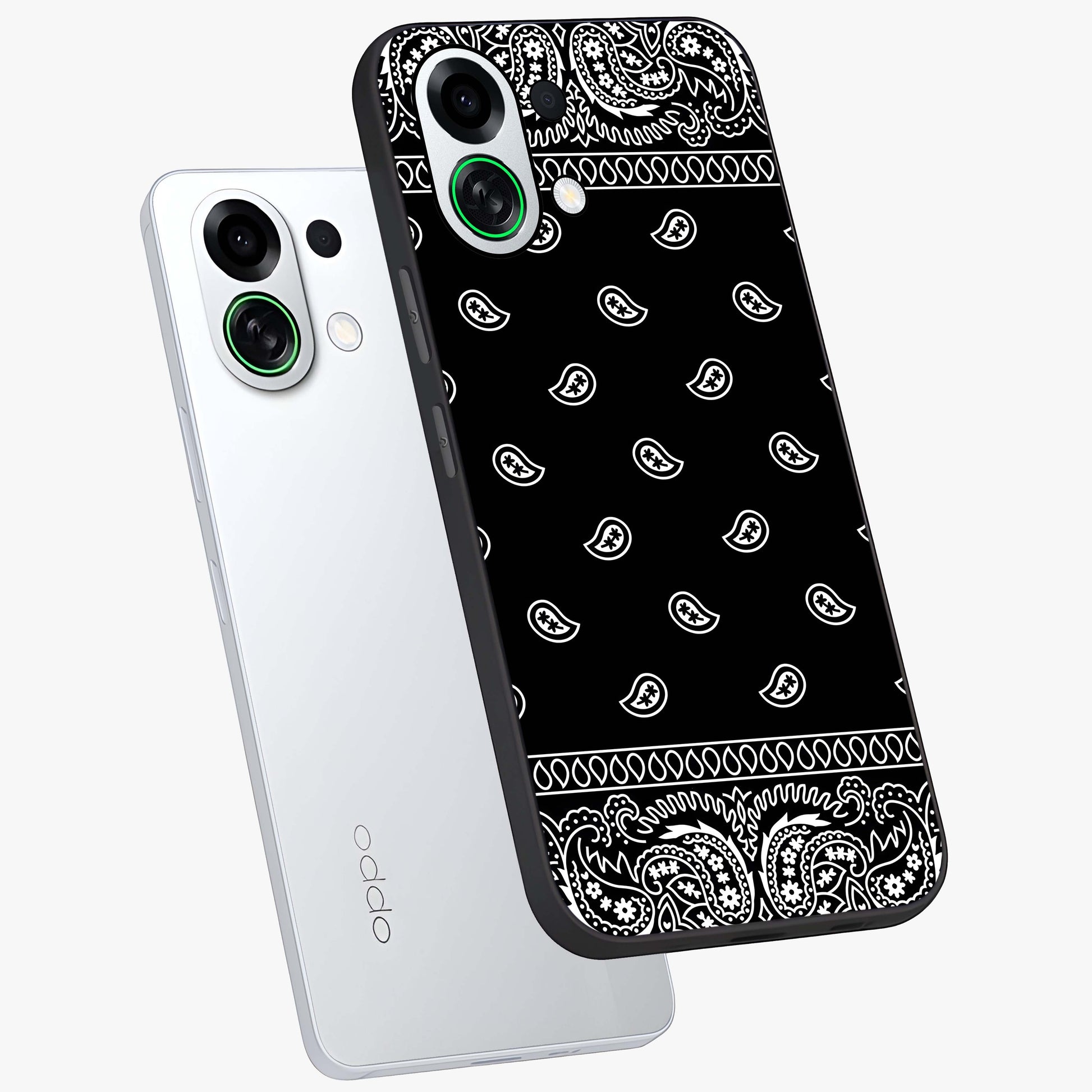 Retro Rebel Threads Glass Case displayed in angled mockup highlighting retro inspired graphic design with rebellious aesthetic.