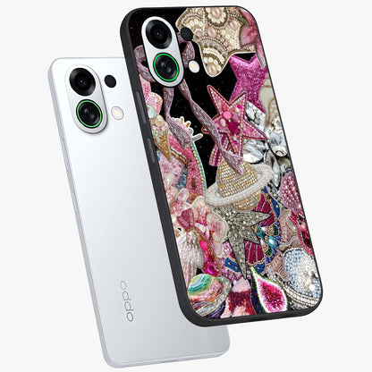 Starlit Jewel Dream Glass Case displayed in angled mockup highlighting glowing celestial jewel design with dreamy aesthetic.