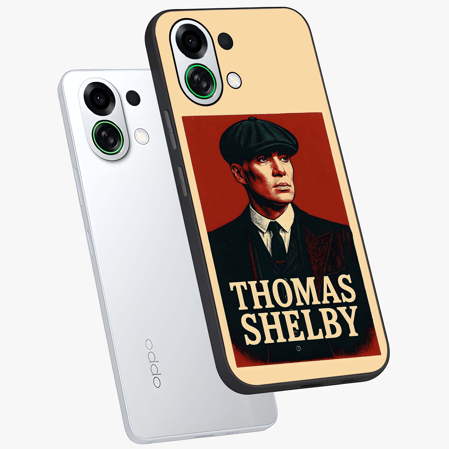 Vintage Mafia Authority Glass Case displayed in angled mockup highlighting powerful retro design with classic gangster aesthetic.