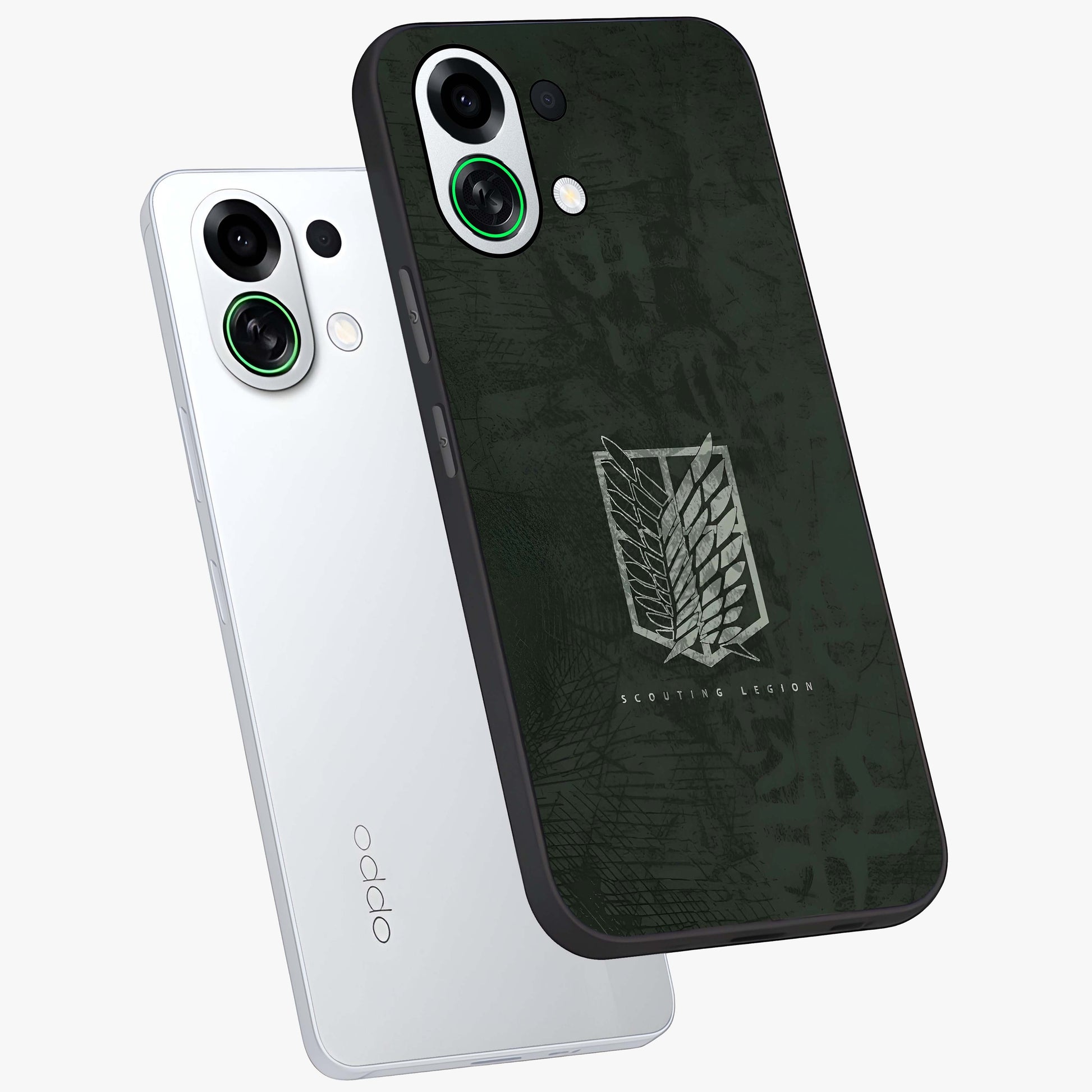 Wings Of Freedom Glass Case displayed in angled mockup highlighting graceful wing design with inspirational aesthetic.