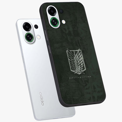 Wings Of Freedom Glass Case displayed in angled mockup highlighting graceful wing design with inspirational aesthetic.